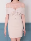 ベージュ モデル：あみ　身長：163cm　着用サイズ：Sサイズ