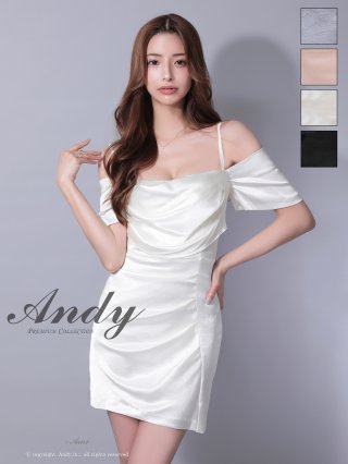 オフショルダーホワイトミニドレス ホワイト・ブラック】ミニドレス キャバドレス セクシー 新作