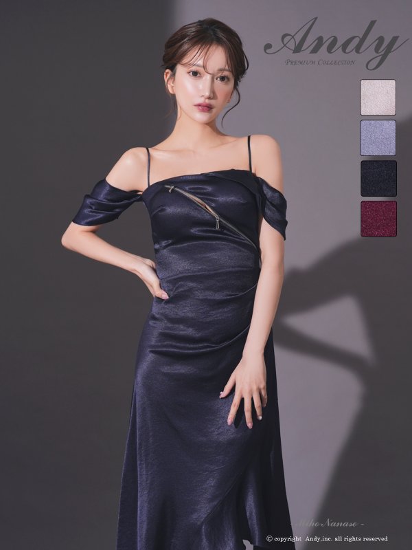 ネイビー モデル：七瀬みほ　身長：162cm　着用サイズ：Sサイズ