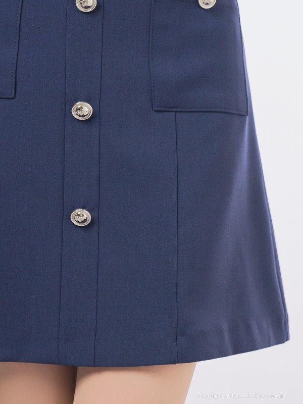 ネイビー モデル：あみ　身長：163cm　着用サイズ：Sサイズ