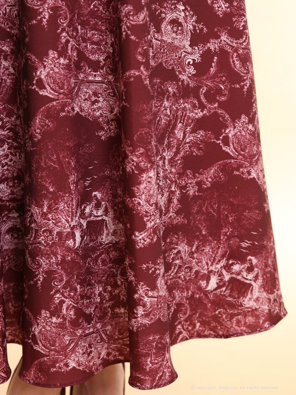 ワインレッド モデル：着用サイズ：Sサイズ