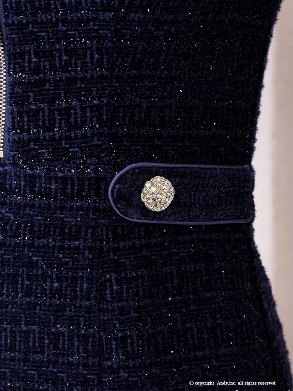 ネイビー モデル:あみ 身長:163cm 着用サイズ:Sサイズ