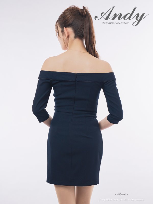 ネイビー　モデル：あみ　身長：163cm　着用サイズ：Sサイズ