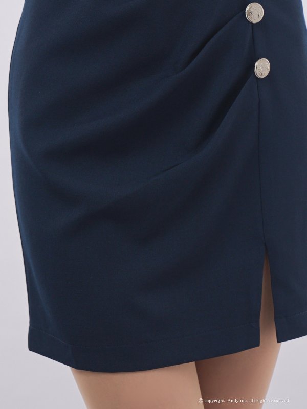ネイビー　モデル：あみ　身長：163cm　着用サイズ：Sサイズ