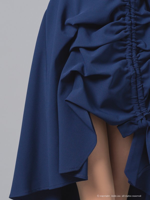 ネイビー　モデル：あみ　身長：163cm　着用サイズ：Sサイズ