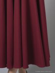 ワインレッド　モデル：あみ　身長：163cm　着用サイズ：Sサイズ