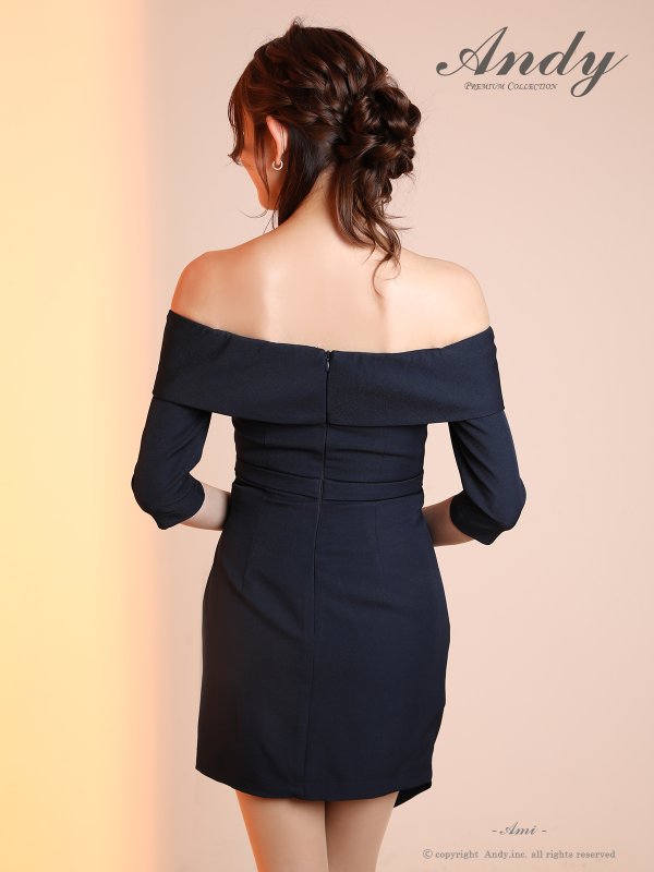 ネイビー　モデル：あみ　身長：163cm　着用サイズ：Sサイズ