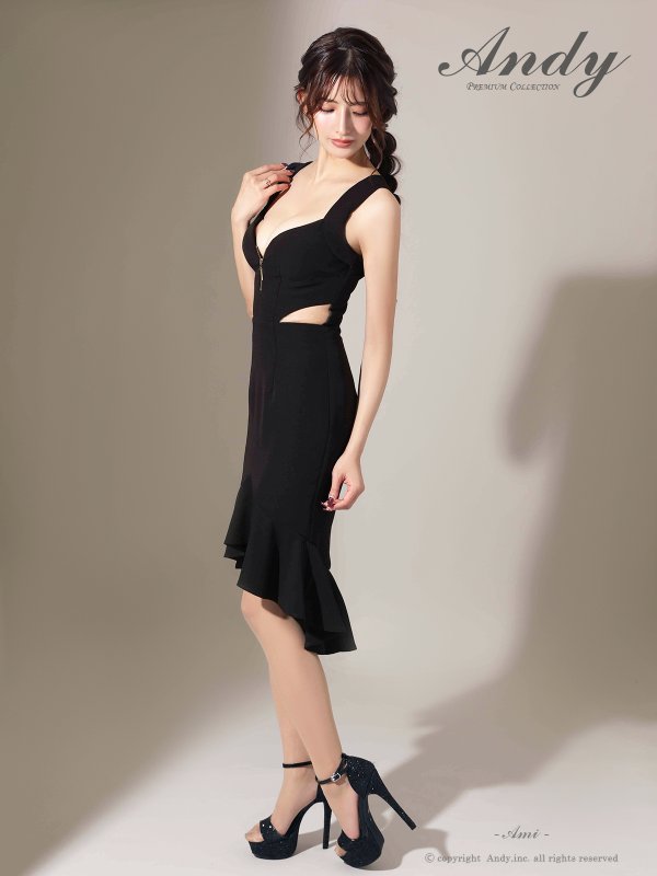 ブラック　モデル：あみ　身長：163cm　着用サイズ：Sサイズ