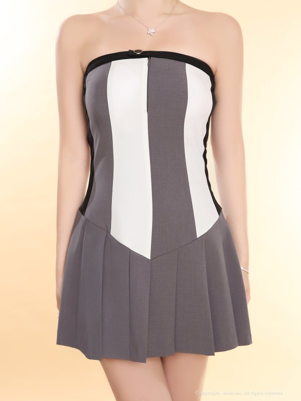 グレー　モデル：藤崎めい　身長：159cm　着用サイズ：XSサイズ