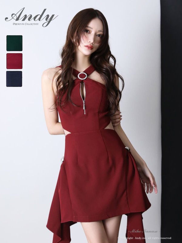 バーガンディ モデル：七瀬みほ　身長：162cm　着用サイズ：Sサイズ