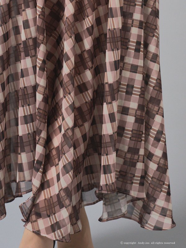 ブラウン　モデル：あみ　身長：163cm　着用サイズ：Sサイズ