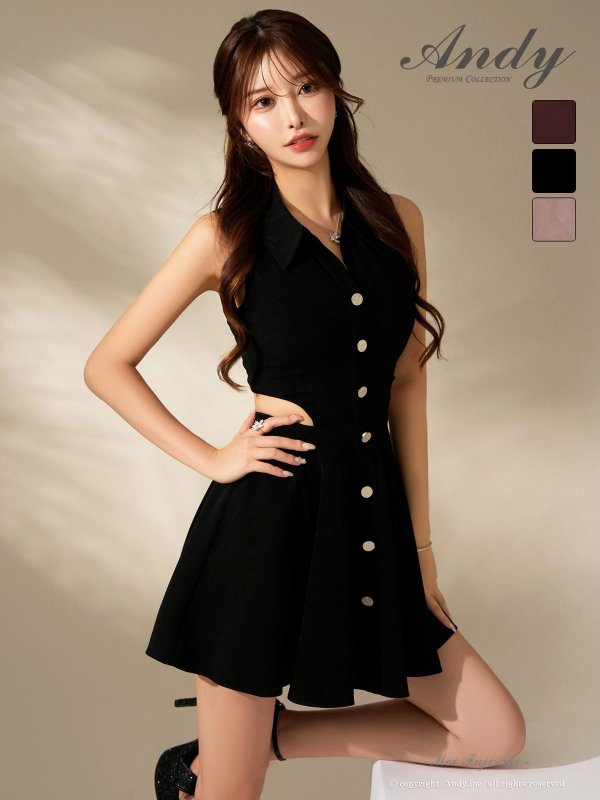 ブラック　モデル：藤咲めい　着用サイズ：Sサイズ