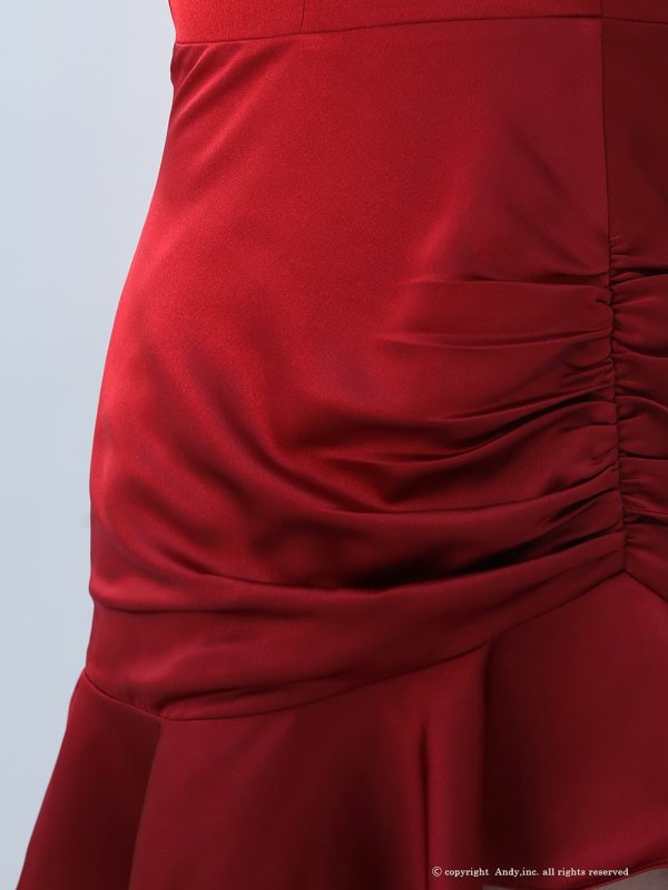 バーガンディー　モデル：七瀬みほ　身長：162cm　着用サイズ：Sサイズ