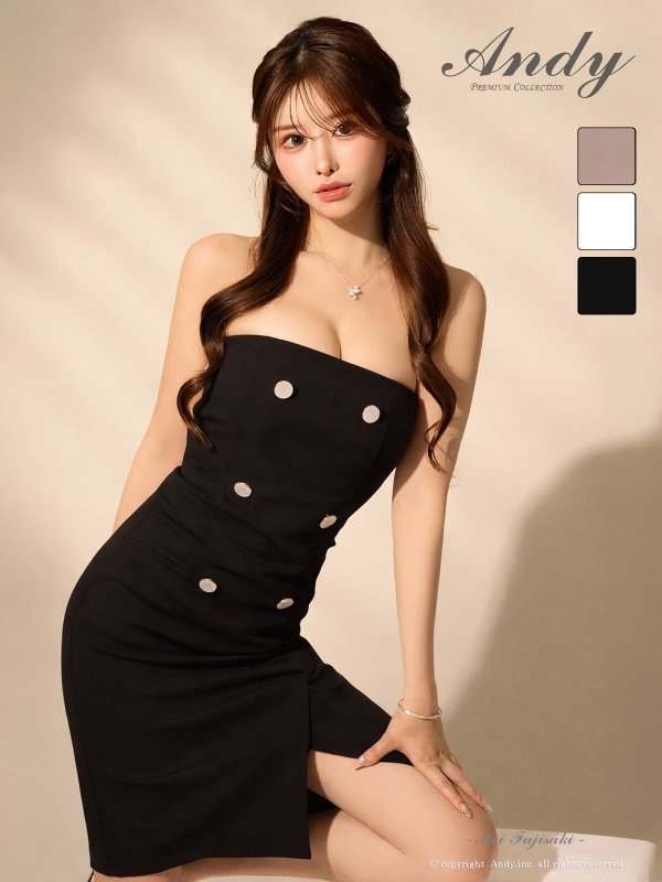 ブラック　モデル：藤咲めい　着用サイズ：Sサイズ