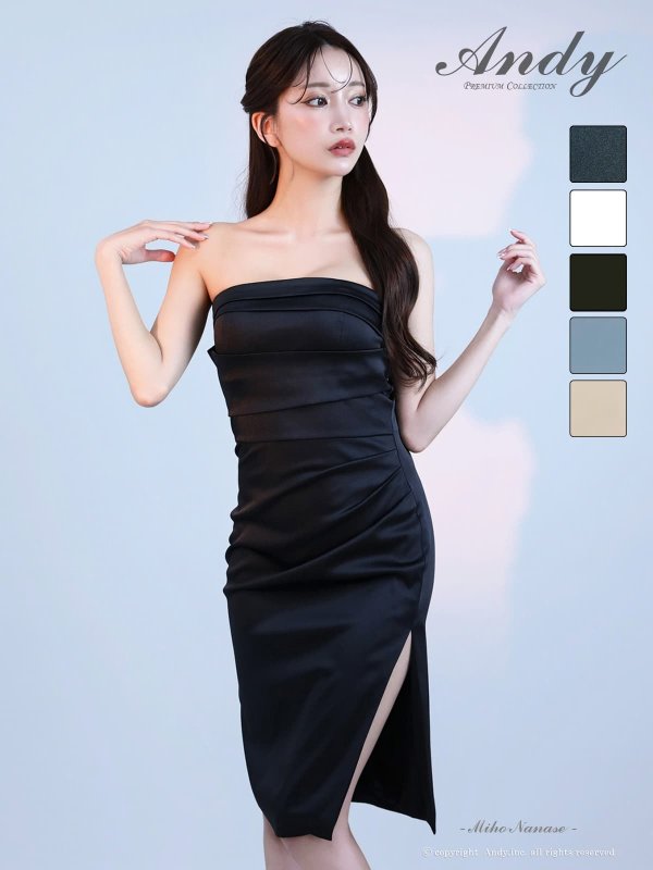 ブラック モデル：七瀬みほ　身長：162cm　着用サイズ：XSサイズ