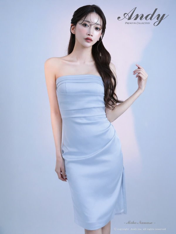 ライトブルー　 モデル：七瀬みほ　身長：162cm　着用サイズ：XSサイズ