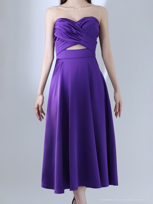 パープル モデル：七瀬みほ　身長：162cm　着用サイズ：Sサイズ