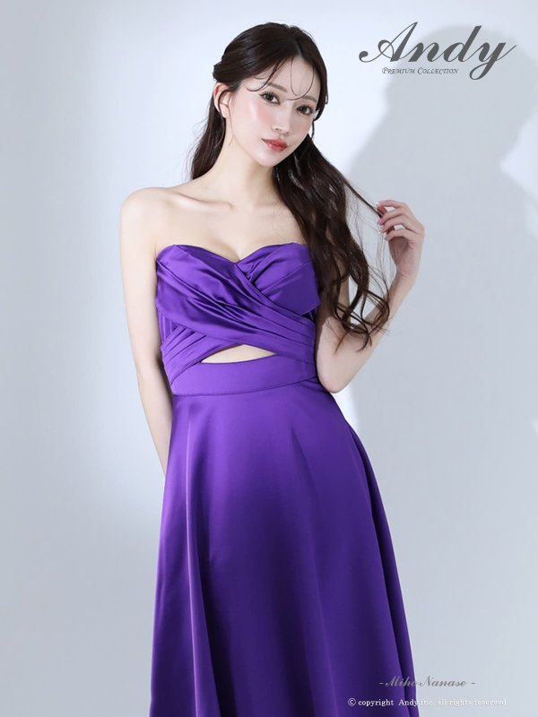 パープル モデル：七瀬みほ　身長：162cm　着用サイズ：Sサイズ