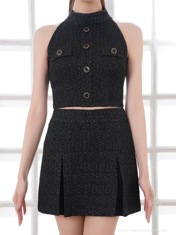 ブラック　モデル：あみ　身長：163cm　着用サイズ：Sサイズ