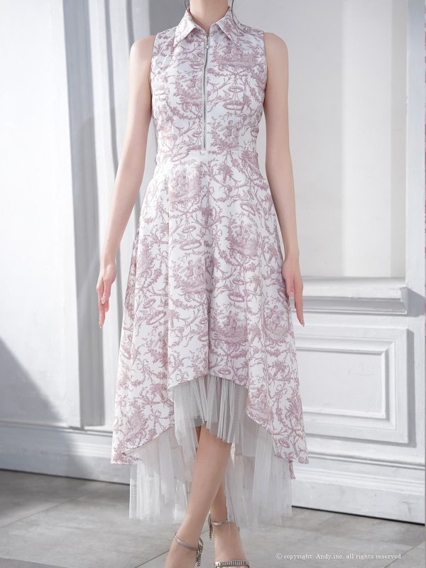 ホワイトxピンク　モデル：あみ　身長：163cm　着用サイズ：Sサイズ