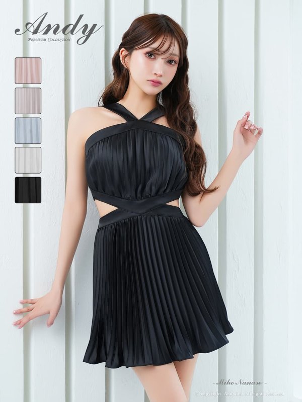 ブラック　モデル：七瀬みほ　身長：162cm　着用サイズ：Sサイズ