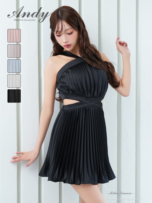 ブラック　モデル：七瀬みほ　身長：162cm　着用サイズ：Sサイズ