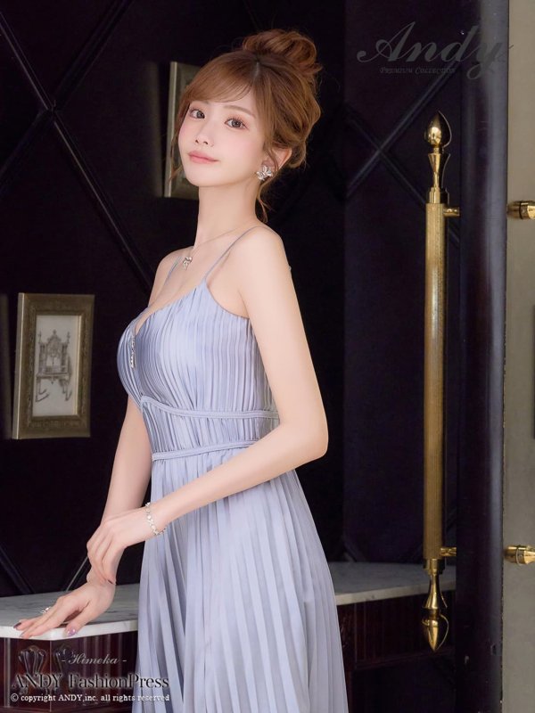 ブルー　モデル：ひめか　身長：163cm　着用サイズ：Sサイズ