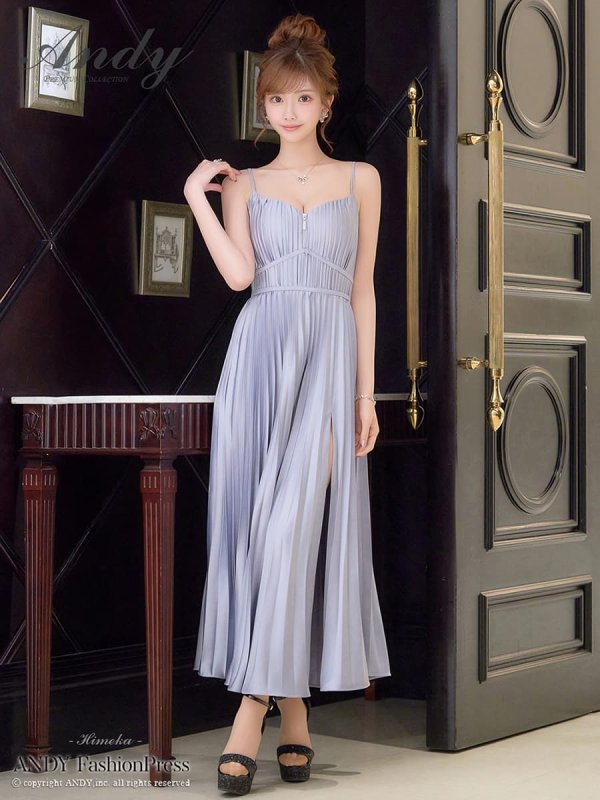 ブルー　モデル：ひめか　身長：163cm　着用サイズ：Sサイズ