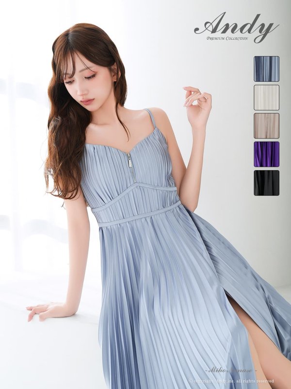 ブルー　モデル：七瀬みほ　身長：162cm　着用サイズ：Sサイズ