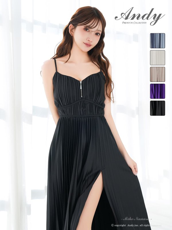 ブラック　モデル：七瀬みほ　身長：162cm　着用サイズ：Sサイズ