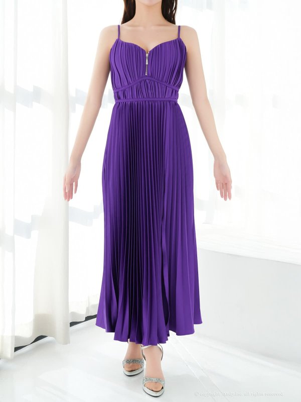 パープル　モデル：七瀬みほ　身長：162cm　着用サイズ：Sサイズ