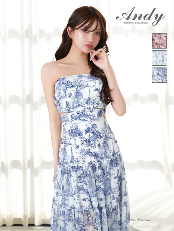 ホワイトxネイビー　モデル：七瀬みほ　身長：162cm　着用サイズ：Sサイズ