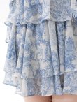 アイボリーxブルー　モデル：藤崎めい　身長：159cm　着用サイズ：Sサイズ