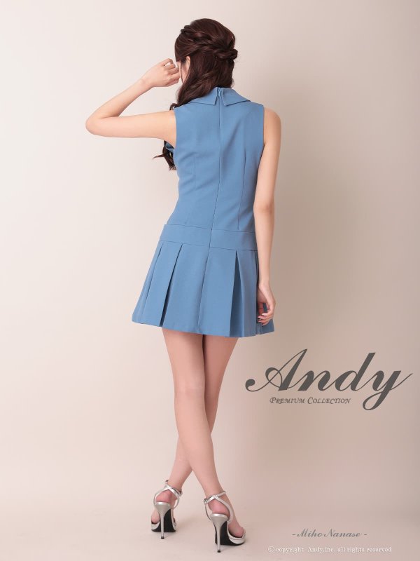 ブルー　モデル：七瀬みほ　身長：162cm　着用サイズ：Sサイズ　