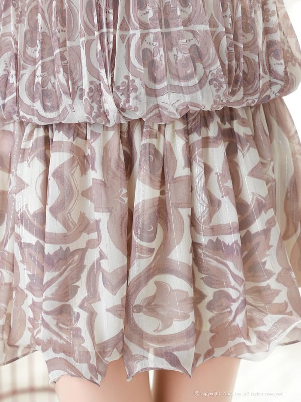 アイボリーxモカ モデル：七瀬みほ　身長：162cm　着用サイズ：Sサイズ