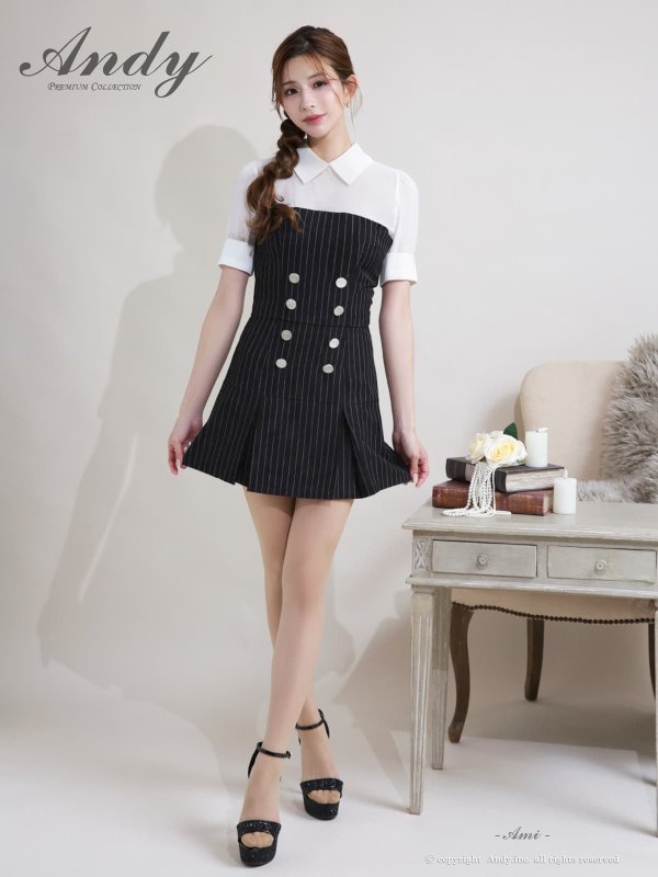 ブラック　モデル：あみ　身長：163cm　着用サイズ：Sサイズ