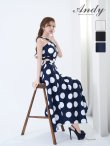 ネイビー　モデル：藤崎めい　身長：159cm　着用サイズ：Sサイズ