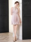 ピンクベージュ モデル：藤崎めい　身長：159cm　着用サイズ：Sサイズ