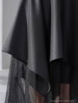 ブラック モデル：あみ　身長：163cm　着用サイズ：Sサイズ