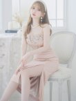 画像5: 【Anier ROBE./アニエルローブ】【ROBE de FLEURS/ローブドフルール】フラワーレース/ チェーン/ キャミソール/ ビジュー/ ミディアム丈/ セットアップ/ 2ピース/ ミディアムドレス/ キャバドレス[OF2] (5)