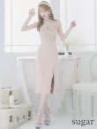 画像7: 【Anier ROBE./アニエルローブ】【ROBE de FLEURS/ローブドフルール】フラワーレース/ チェーン/ キャミソール/ ビジュー/ ミディアム丈/ セットアップ/ 2ピース/ ミディアムドレス/ キャバドレス[OF2] (7)