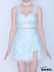 画像10: 【即日発送】XSサイズあり 【Anier ROBE./アニエルローブ】【ROBE de FLEURS/ローブドフルール】Emo chaina dress/ ファー/ ツーピース/ チャイナドレス/ コスプレ/ ミニドレス/ キャバドレス[ヘッドアクセ・チョーカー付き][OF2] (10)