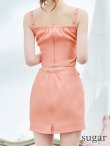 画像10: XSサイズあり【Anier ROBE./アニエルローブ】【ROBE de FLEURS/ローブドフルール】チェーン/ フェティッシュ/ セットアップ/ 2ピース/ キャミソール/ タイト/ ミニドレス/ キャバドレス[OF2] (10)