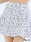 画像11: XSサイズあり【Anier ROBE./アニエルローブ】【ROBE de FLEURS/ローブドフルール】setup cami check tweed dress/ セットアップ/ キャミソール/ チェック/ ツイード/ ミニドレス/ キャバドレス[OF08] (11)