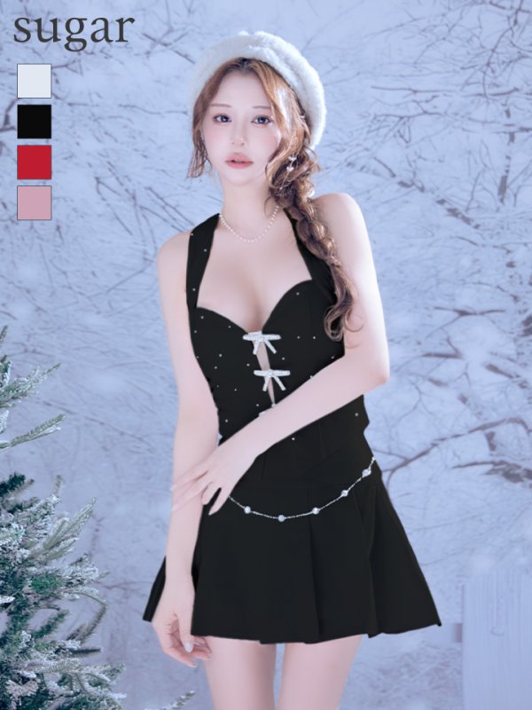 ブラック　モデル：れみれみ　身長：163cm　着用サイズ：Sサイズ