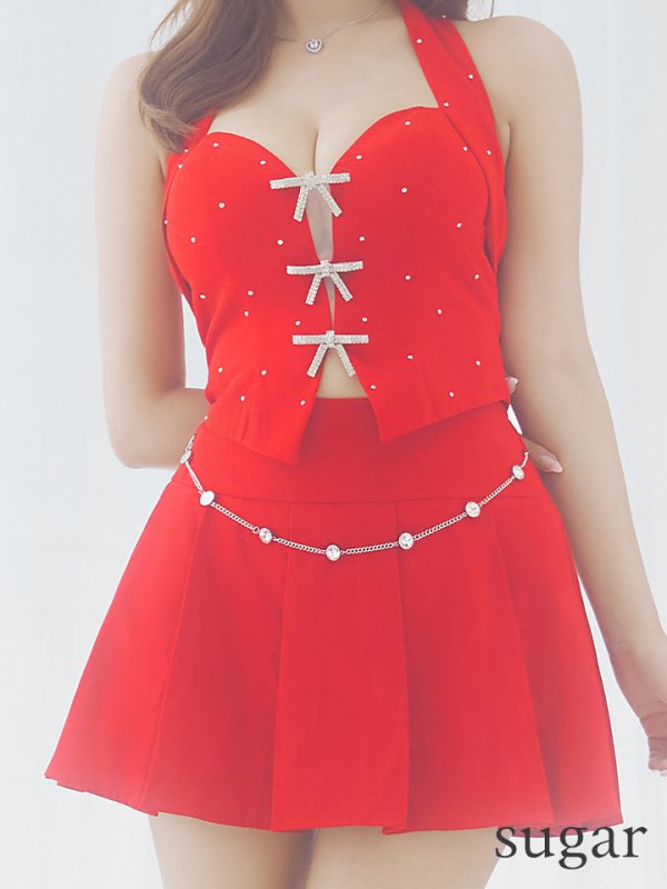 レッド モデル：三上悠亜　身長：159cm　着用サイズ：Sサイズ