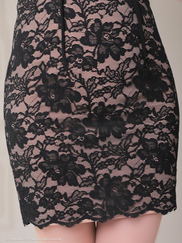 画像20: 【an/アン】総レース/ ショートスリーブ/ パイピング/ タイト/ ミニドレス/ キャバドレス[OF05] (20)