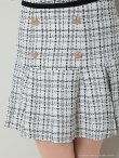 画像7: 【an ANDY Fashion Press 13 COLLECTION 01】チェックツイード/ ジャケット風/ ノースリーブ/ ラインデザイン/ セットアップ/ Aライン/ フレア/ プリーツ/ ミニドレス/ キャバドレス[OF05] (7)