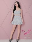 画像10: 【an/アン】セットアップ/ キャミソール/ ゴールドバックル/ チェーンパイピング/ ボタン/ プリーツ/ ツーピース/ ミニドレス/ キャバドレス[OF05] (10)