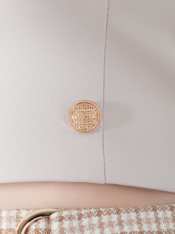 画像8: 【an/アン】セーラーカラー/ 襟付き/ セットアップ/ ノースリーブ/ ギンガムチェック/ Aライン/ フレア/ ミニドレス/ キャバドレス[OF05] (8)